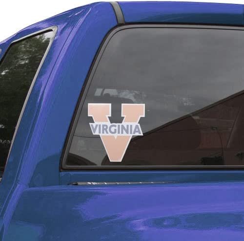 University of Virginia Cavaliers 12 Inch Preforated Window Film Decal Sticker, One-Way Vision, Adhesive Backing