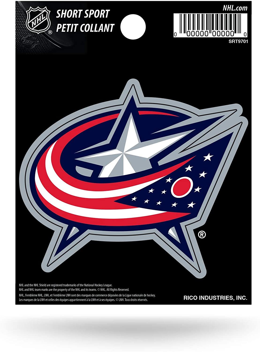 Columbus Blue Jackets 3 Inch Die Cut Decal Sticker Full Adhesive Backing