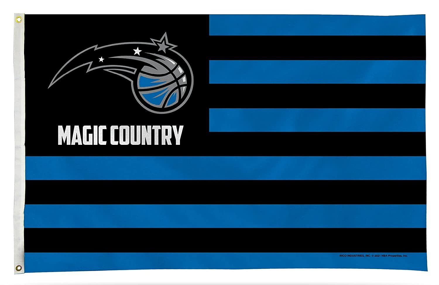 Orlando Magic Premium 3x5 Feet Flag Banner, Country Design, Metal Grommets, Outdoor Use, Single Sided