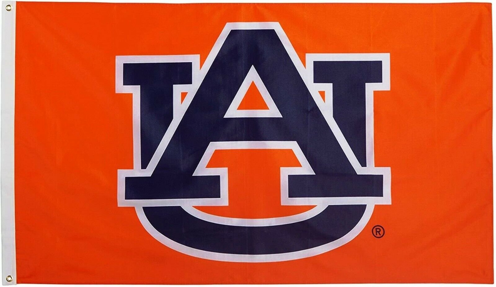 Auburn University Tigers Premium 3x5 Feet Flag Banner, Metal Grommets, Outdoor Indoor Use, Single Sided