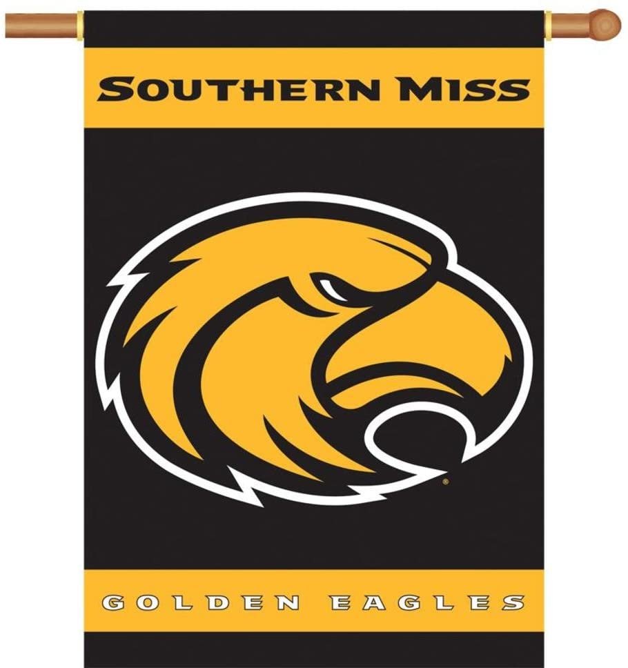 BSI NCAA Southern Mississippi Golden Eagles 2-Sided 28x40 House Banner with Pole Sleeve
