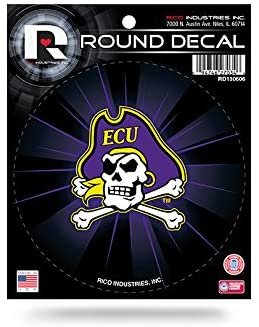 East Carolina Pirates 4" Round Decal University of