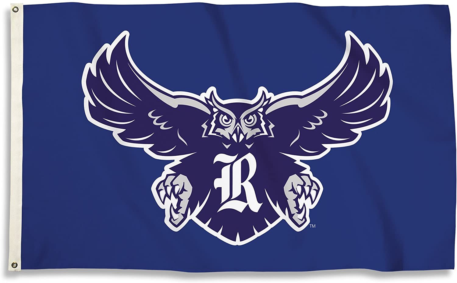 Rice University Owls Premium 3x5 Feet Flag Banner, Metal Grommets, Outdoor Indoor Use, Single Sided