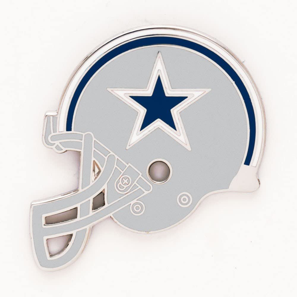 Dallas Cowboys Helmet Premium Metal Pin, Lapel Hat Tie, Push Pin Backing