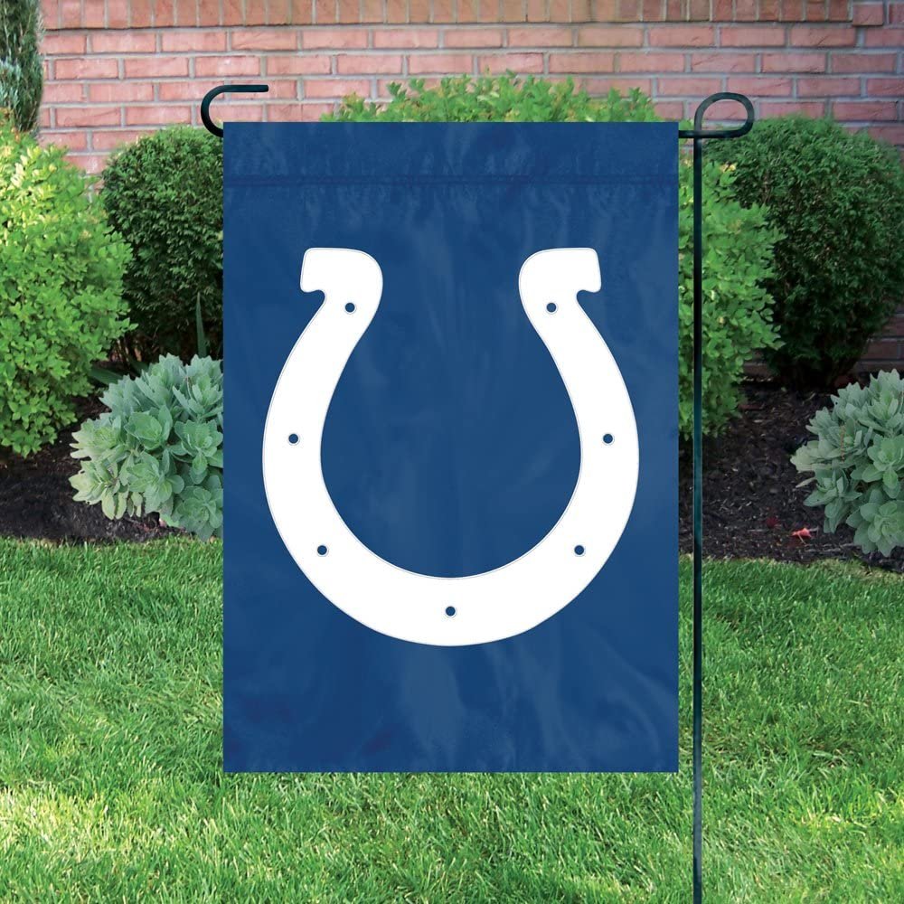 Indianapolis Colts Premium Garden Flag Banner, Embroidered, 13x18 Inch