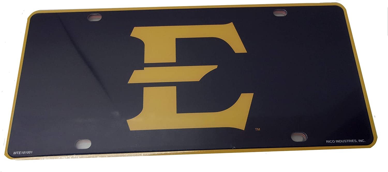 East Tennessee State University Buccaneers ETSU Metal Auto Tag License Plate, 6x12 Inch