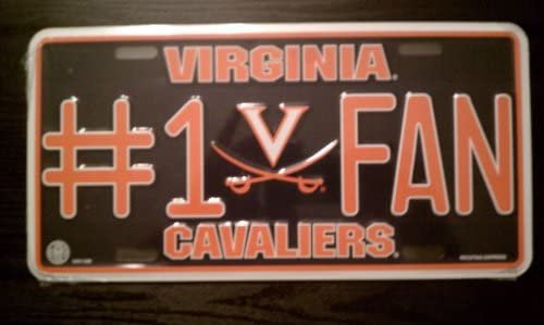 University of Virginia Cavaliers #1 Fan Metal Tag License Plate