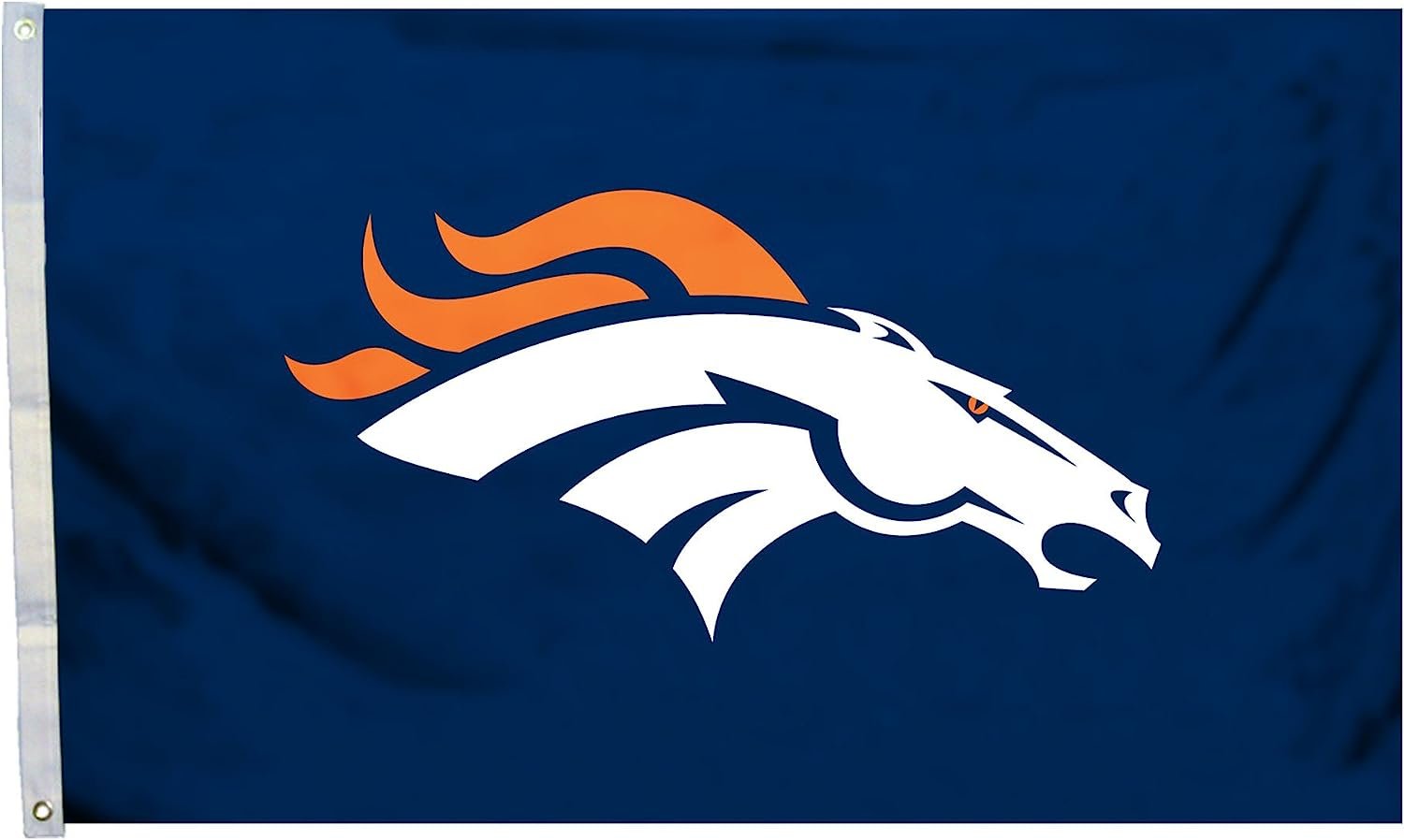 Denver Broncos Premium 3x5 Feet Flag Banner, Logo Design, Metal Grommets, Outdoor Use, Single Sided