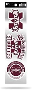 Mississippi State Bulldogs 3 Piece Retro Spirit Decals Premium Throwback Stickers