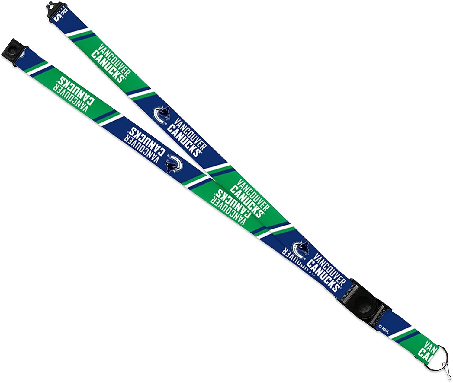 Vancouver Canucks Lanyard Keychain Safety Breakaway Double Sided