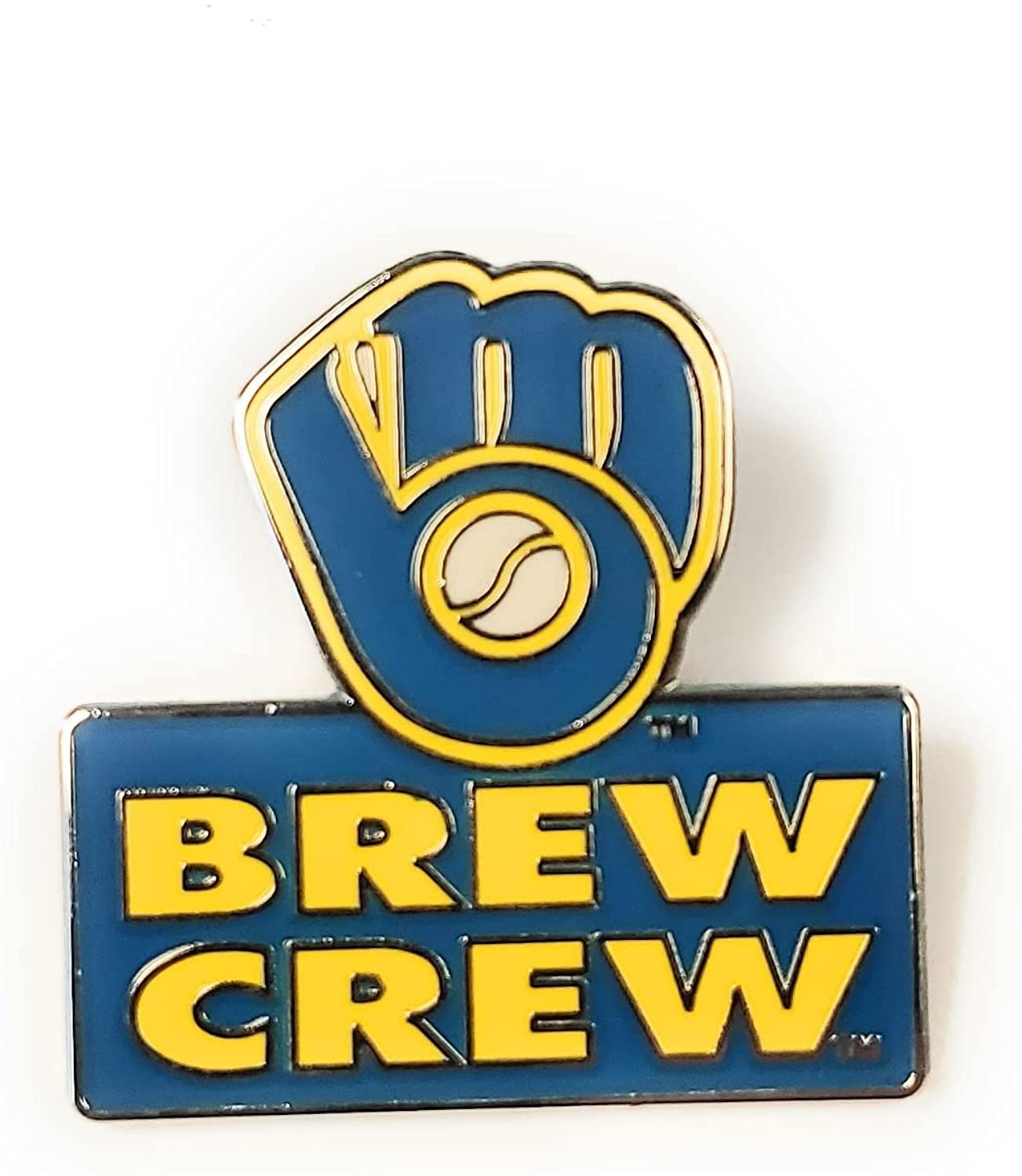 Milwaukee Brewers Brew Crew Premium Metal Pin, Lapel Hat Tie, Push Pin Backing