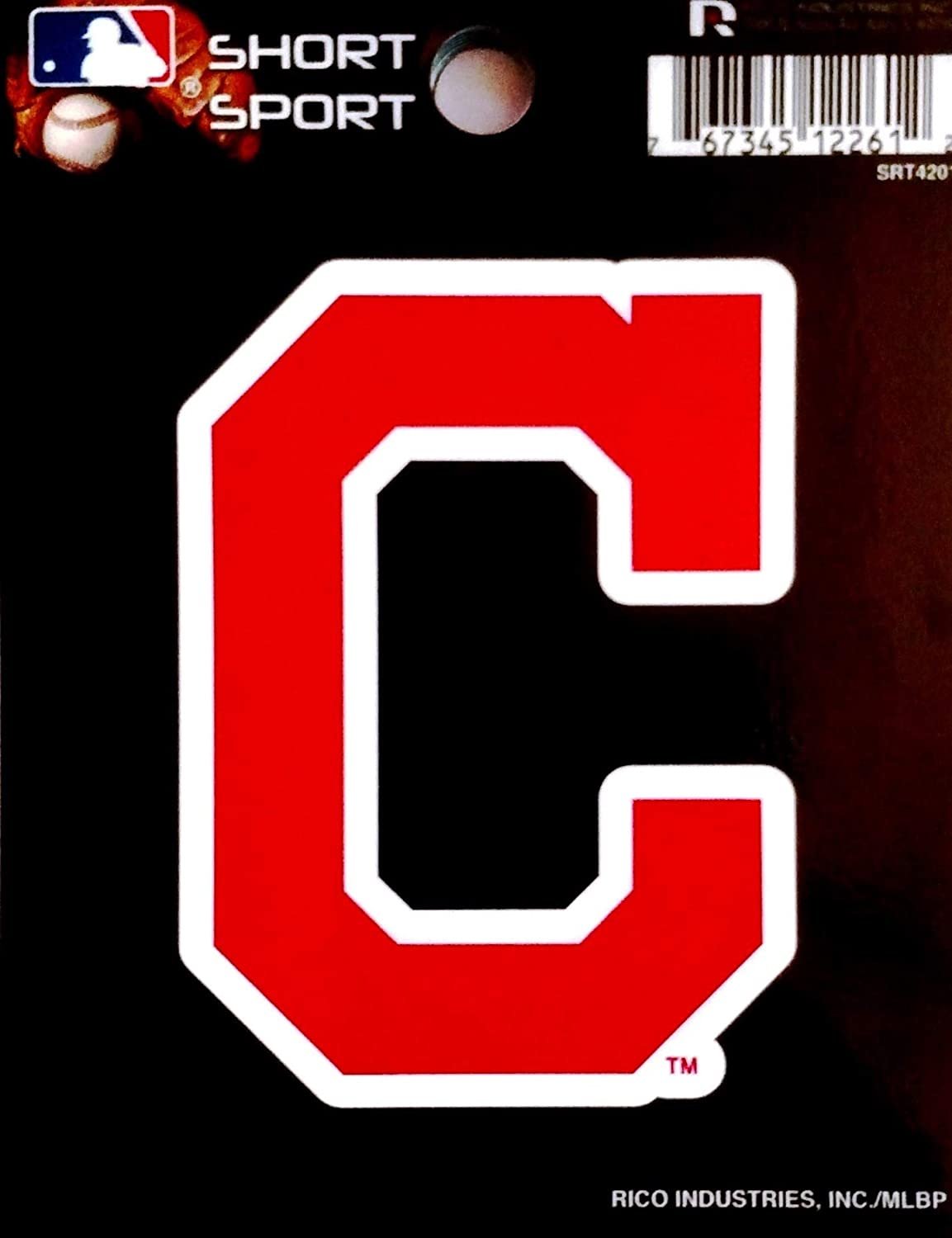 Cleveland Indians 3 Inch Sticker Decal, Full Adhesive Backing, Easy Peel and Stick Application