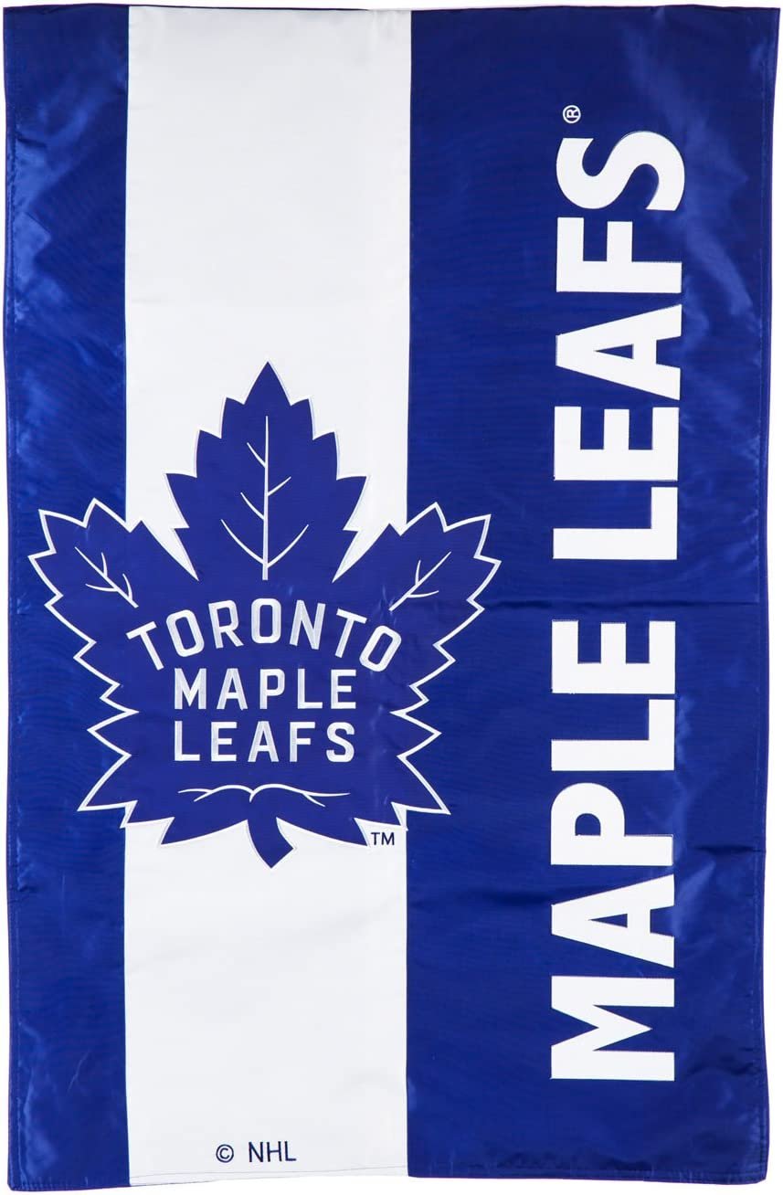 Toronto Maple Leafs Premium Double Sided Banner Flag Applique Embroidered 28x44 Inch Indoor Outdoor