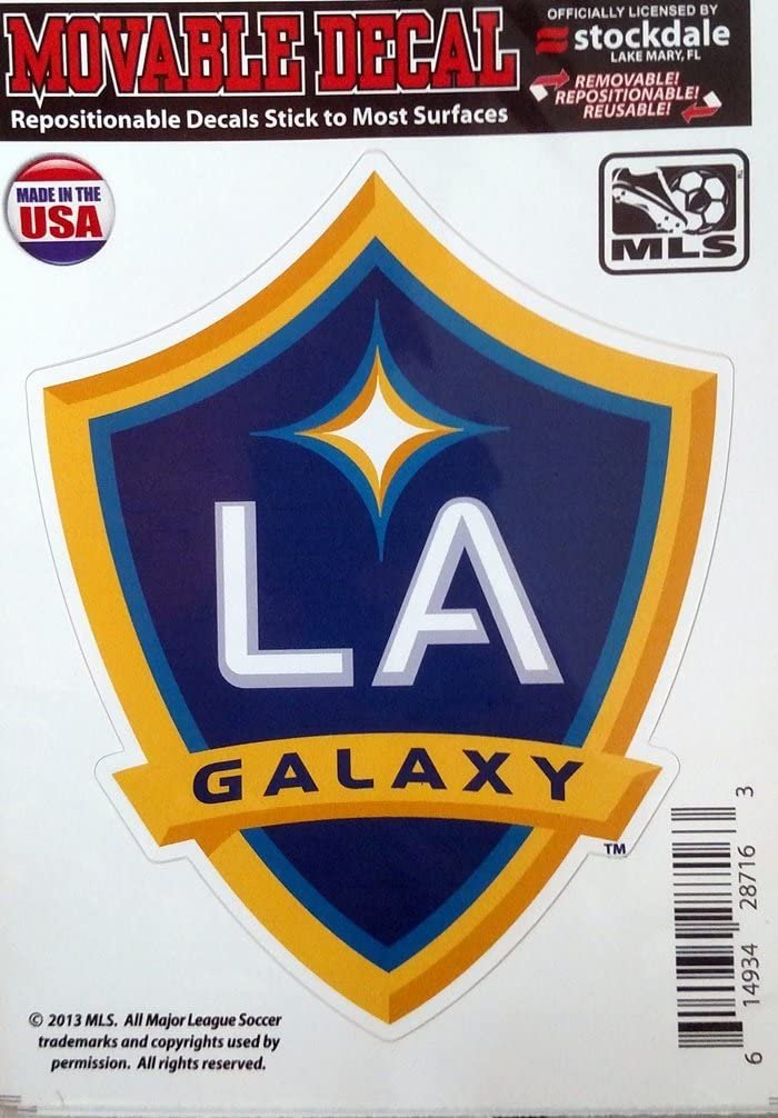 LA Galaxy Los Angeles 5" Vinyl Die Cut Decal Sticker Repositionable MLS Soccer Football Club
