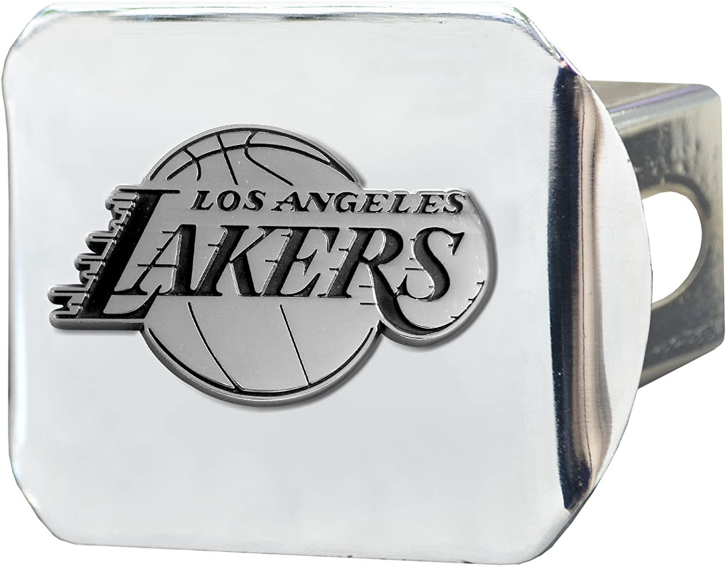 Los Angeles Lakers Solid Metal Hitch Cover with Metal Emblem 2 Inch Square Type III