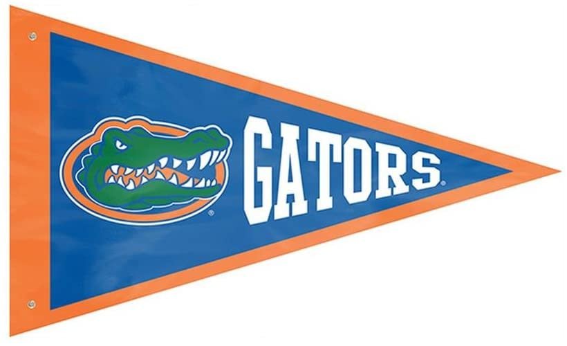University of Florida Gators Premium 3x5 Flag Banner, Pennant Design, Applique, Indoor or Outdoor, Single Sided