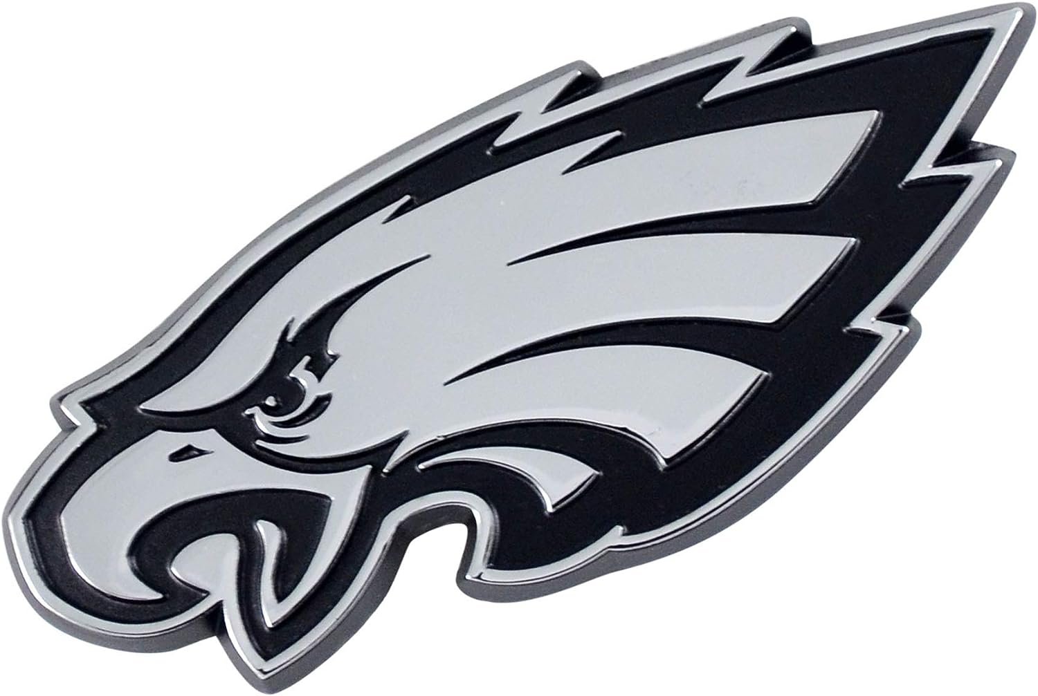 Philadelphia Eagles Solid Metal Raised Auto Emblem Decal Adhesive Backing
