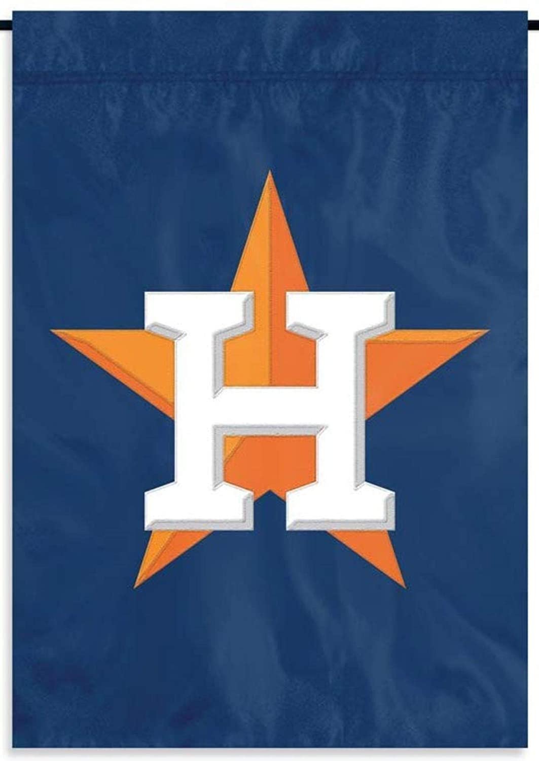Houston Astros Premium Garden Flag Banner Applique Embroidered 12.5x18 Inch