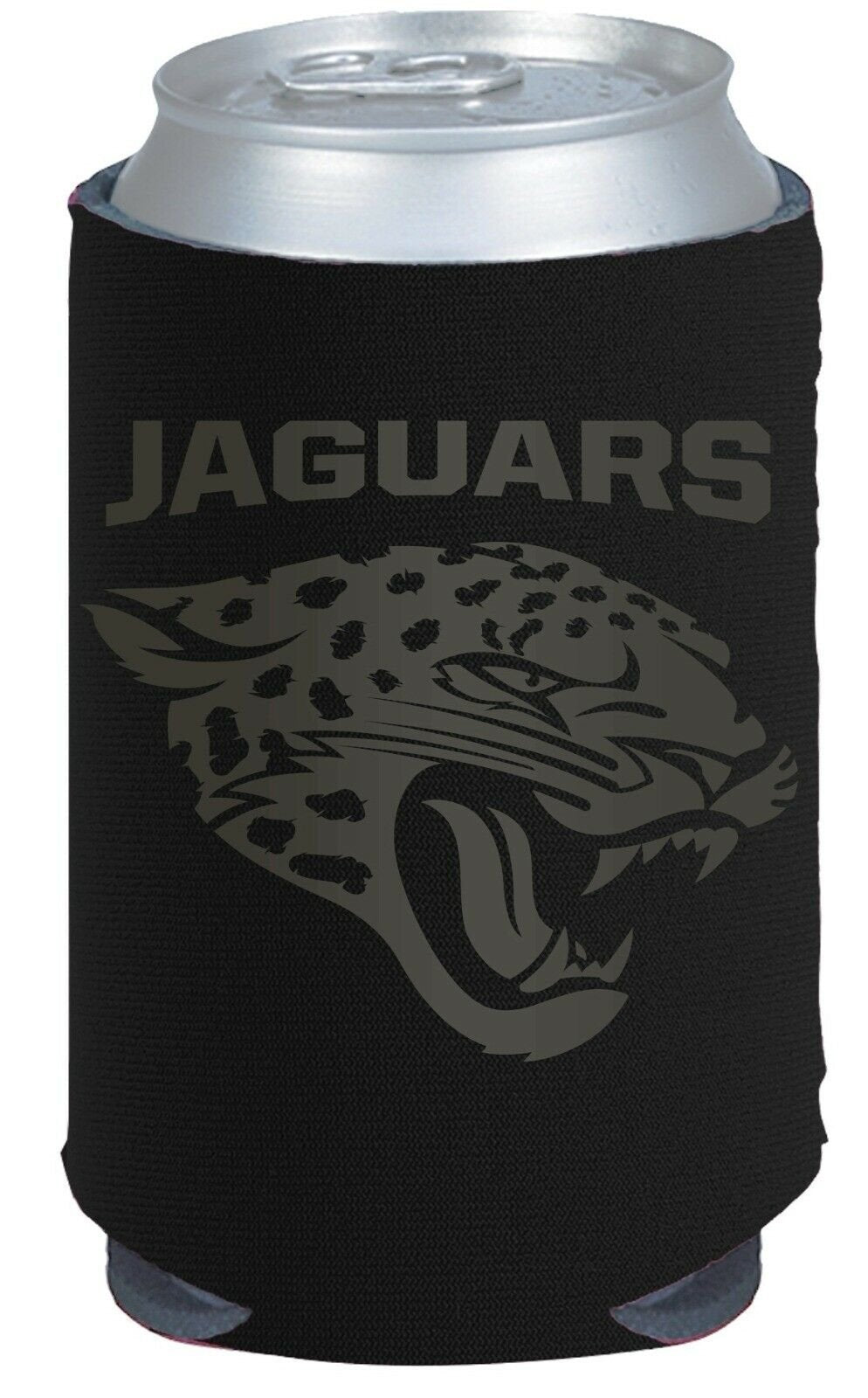 Jacksonville Jaguars 2-Pack Black Tonal CAN Neoprene Beverage Insulator Football