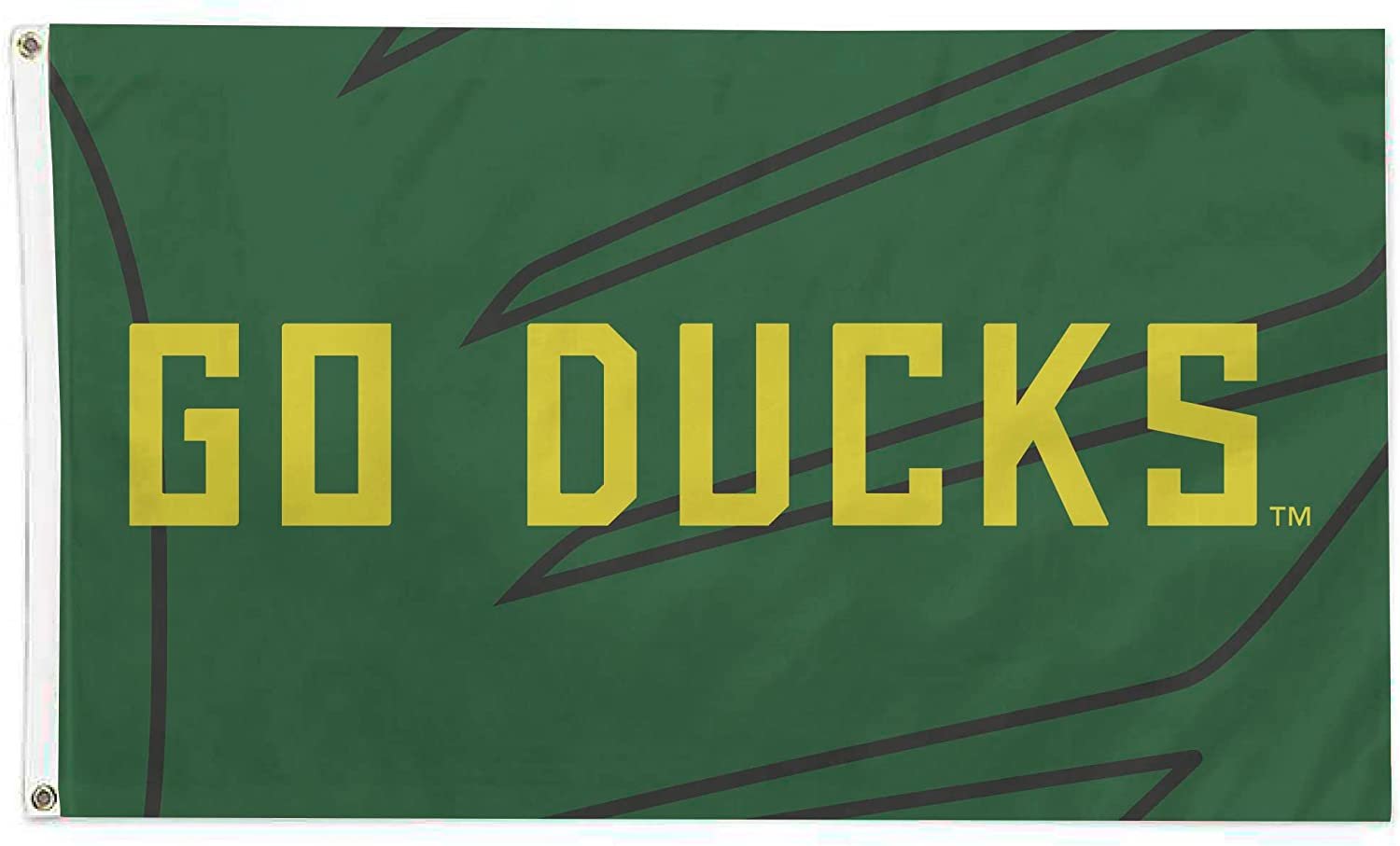 University of Oregon Ducks Flag Banner 3x5 Feet Metal Grommets Slogan Design