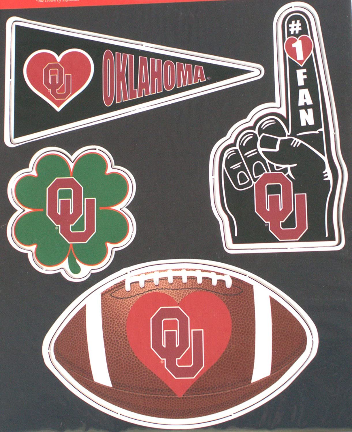 Oklahoma Sooners 4 piece Magnet Set University of