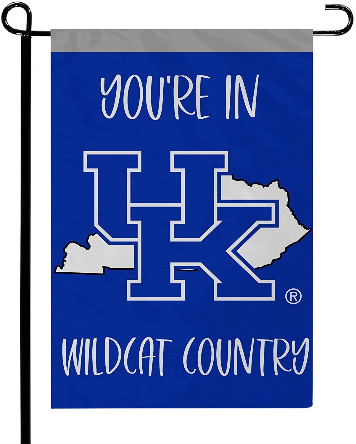 University of Kentucky Wildcats Double Sided Garden Flag Banner 12x18 Inch Country Design