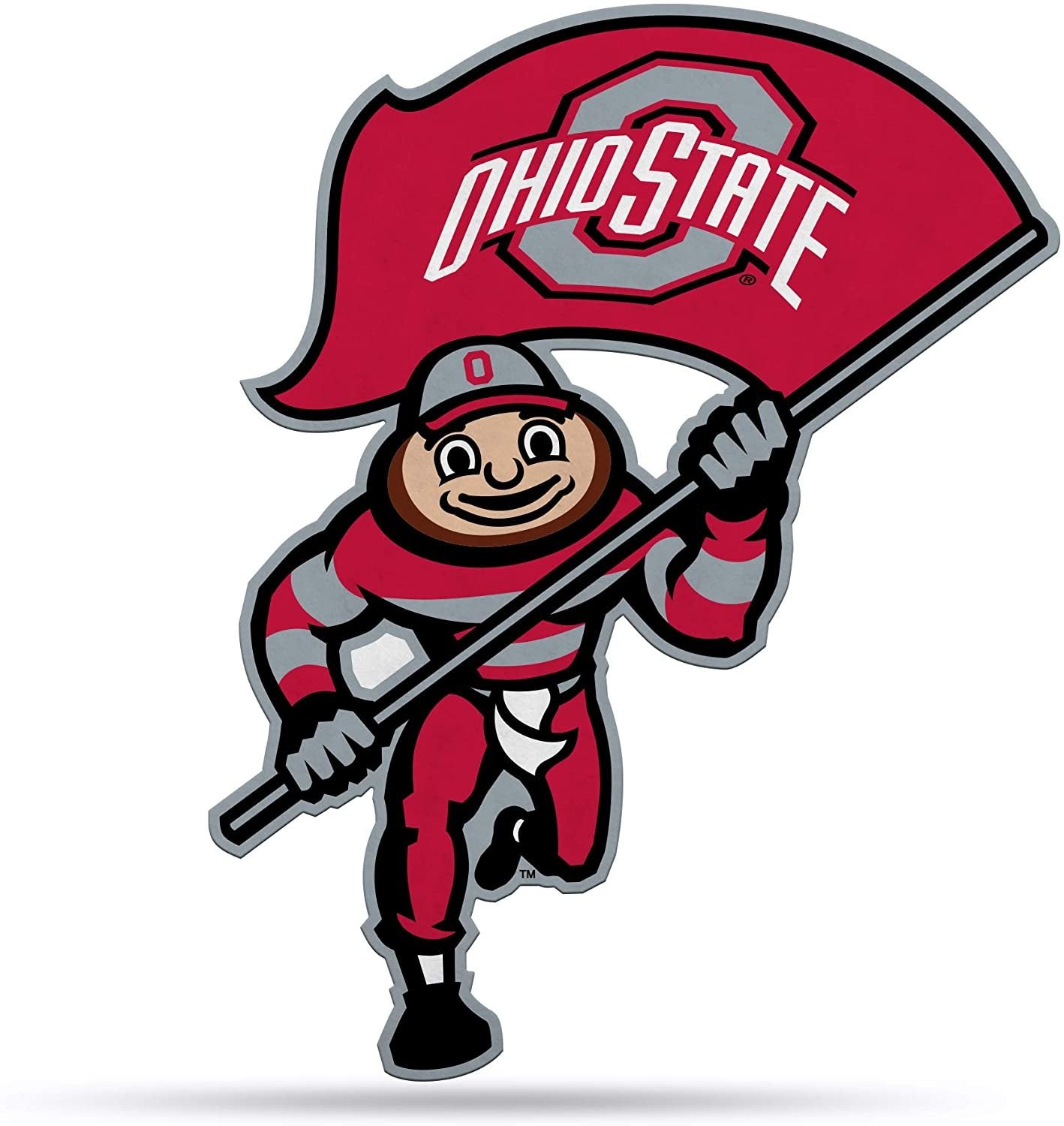 Ohio State Buckeyes Pennant Mascot Design 18 Inch Soft Felt University of