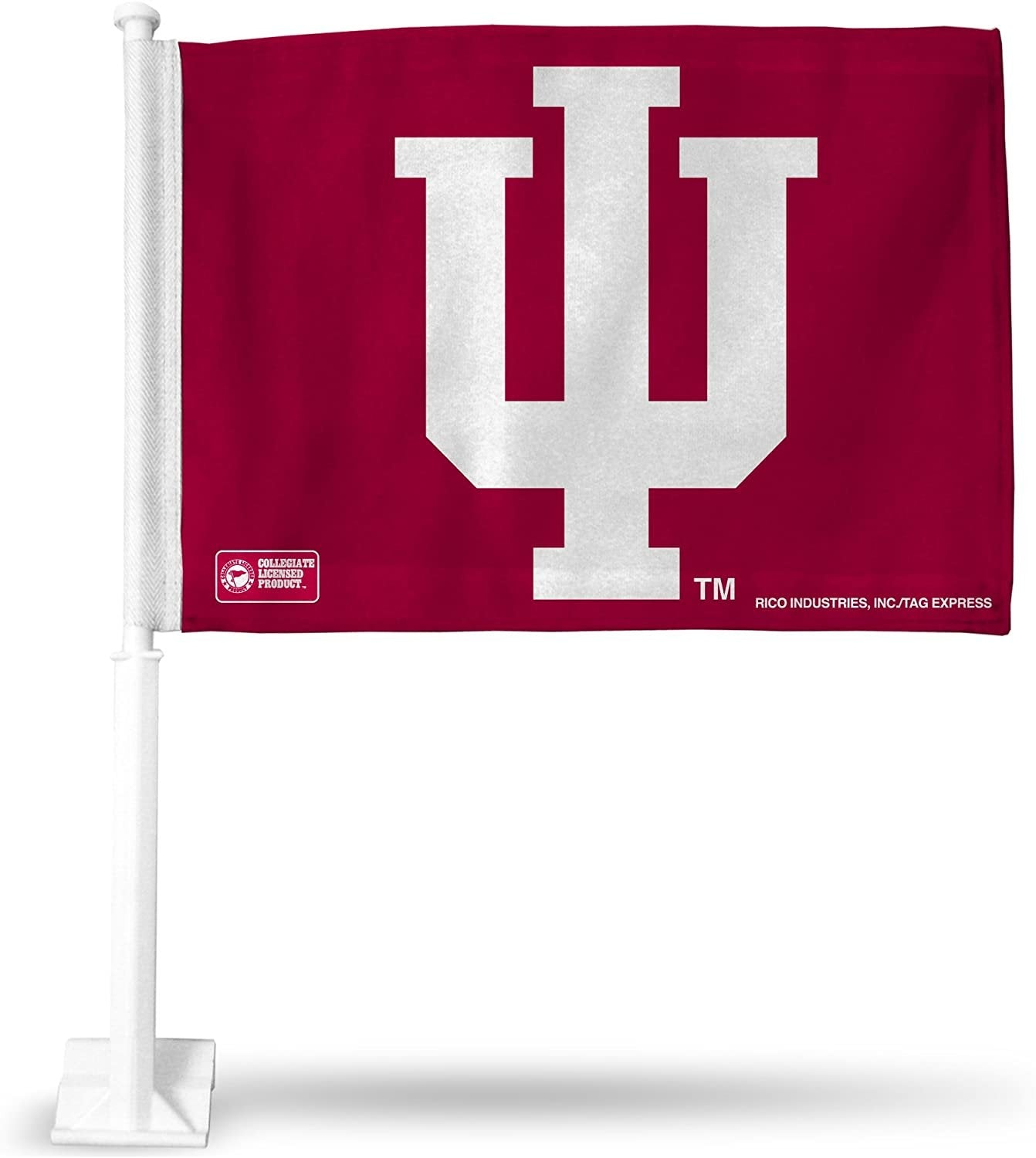 NCAA Indiana Hoosiers Car Flag with included Pole
