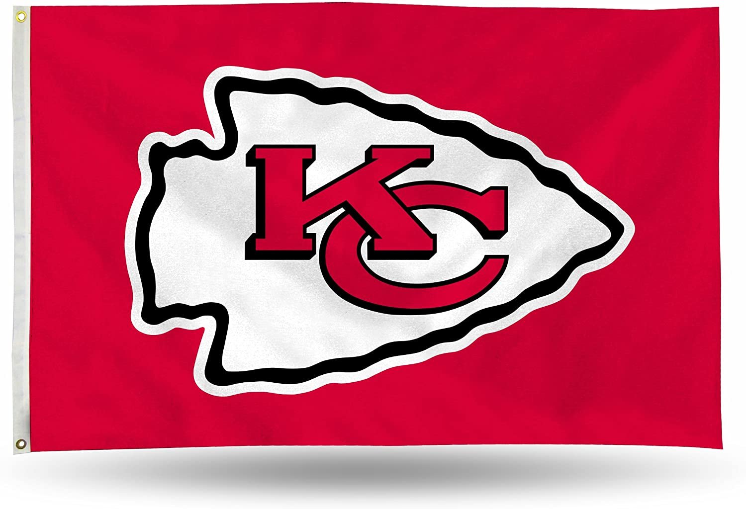 Kansas City Chiefs Premium 3x5 Feet Flag Banner, Metal Grommets, Outdoor or Indoor Use