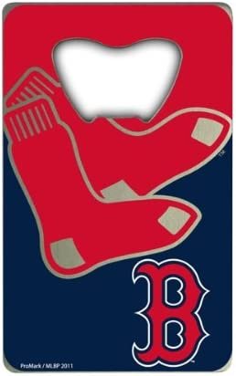 Boston Red Sox Heavy Duty Metal Bottle Opener Credit Card Size 2 x 3.25 Inch