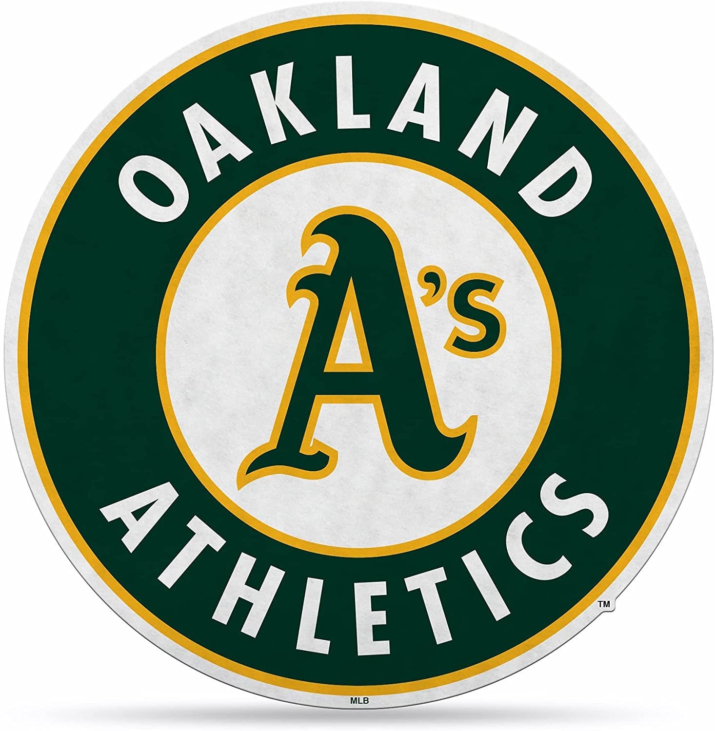 Oakland Athletics A's Soft Felt Pennant, Primary Design, Shape Cut, 18 Inch, Easy To Hang