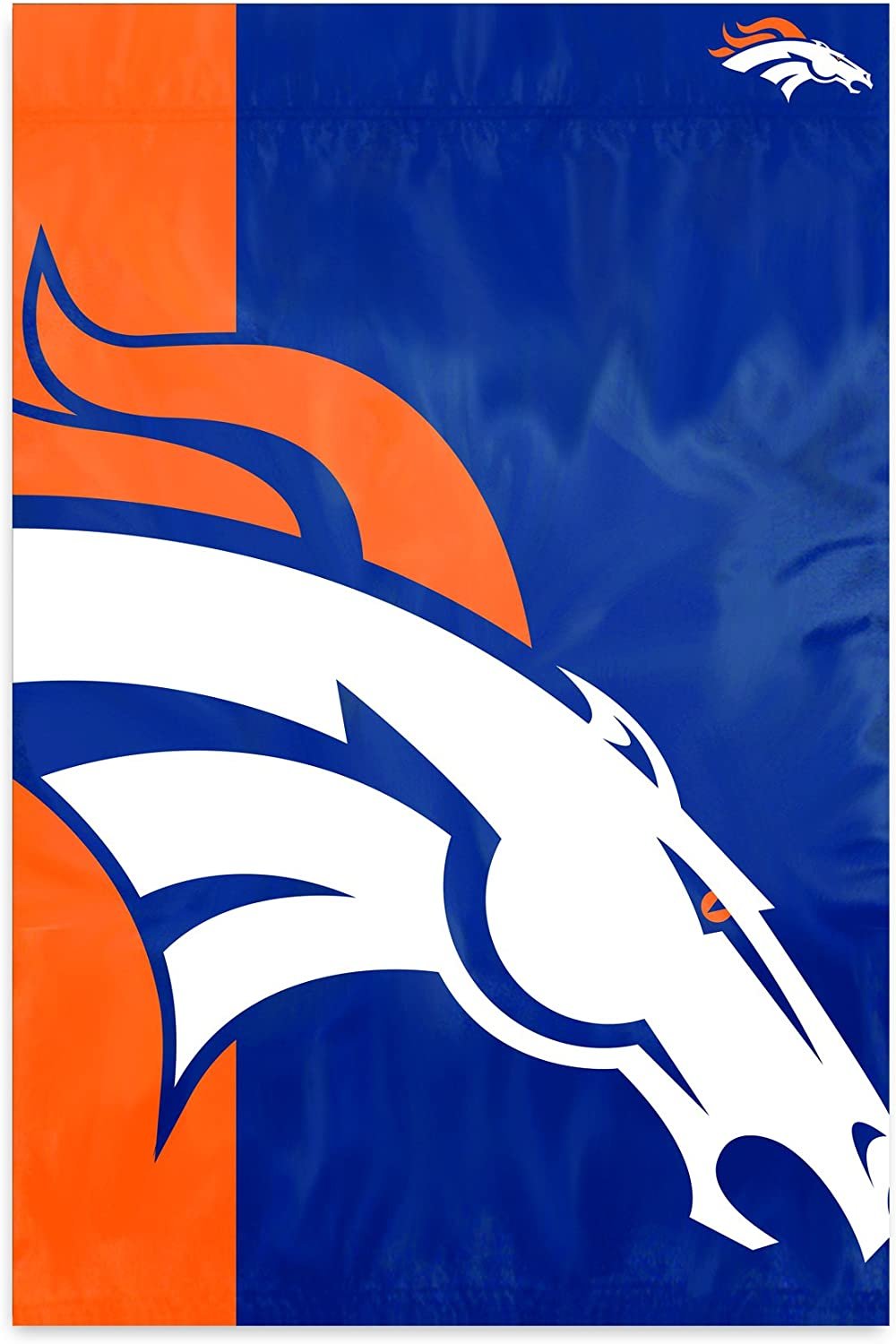 Denver Broncos Banner Flag 2x3 Foot Bold Logo Design Single Sided
