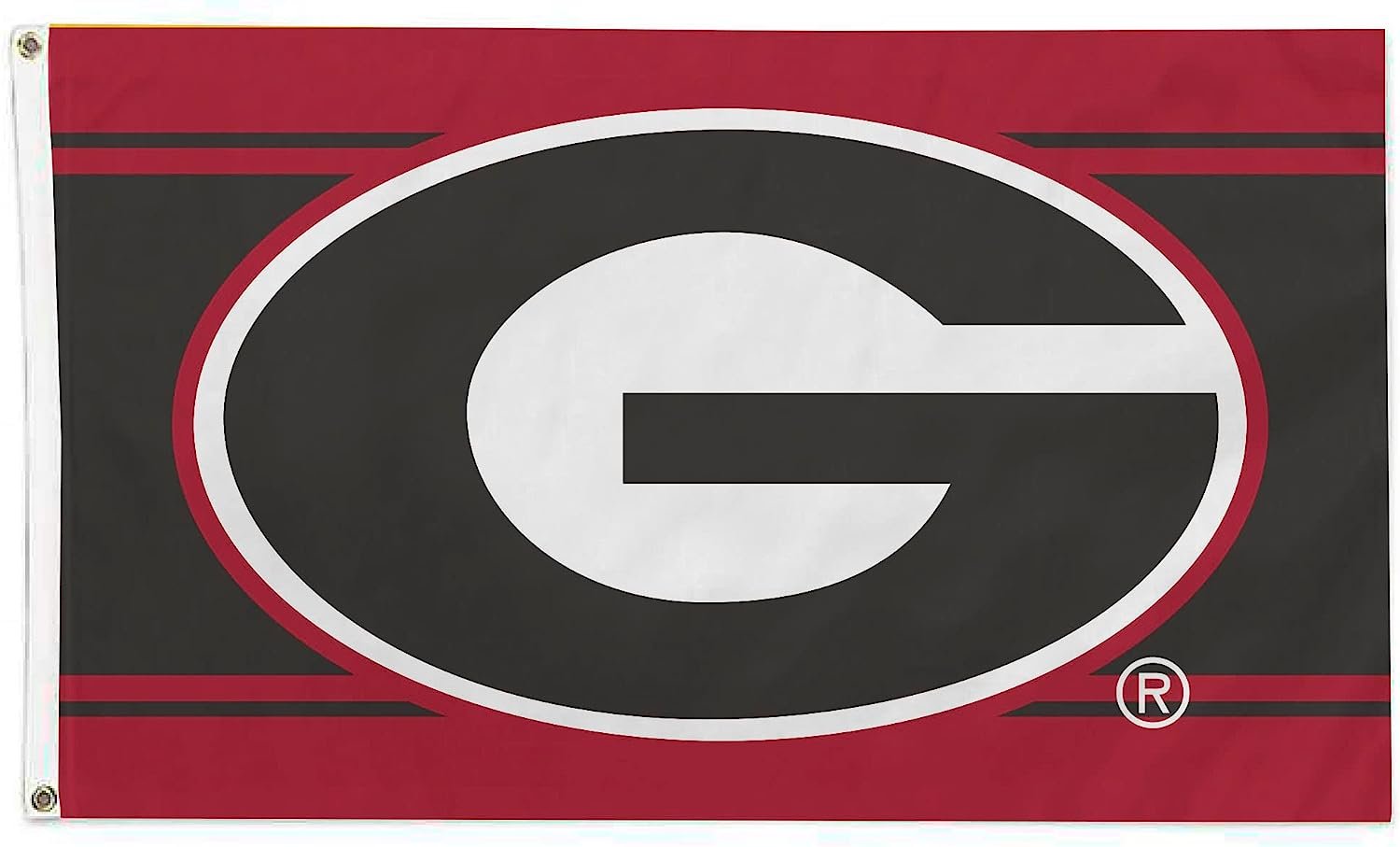 University of Georgia Bulldogs Flag Banner 3x5 Feet Metal Grommets Logo Design