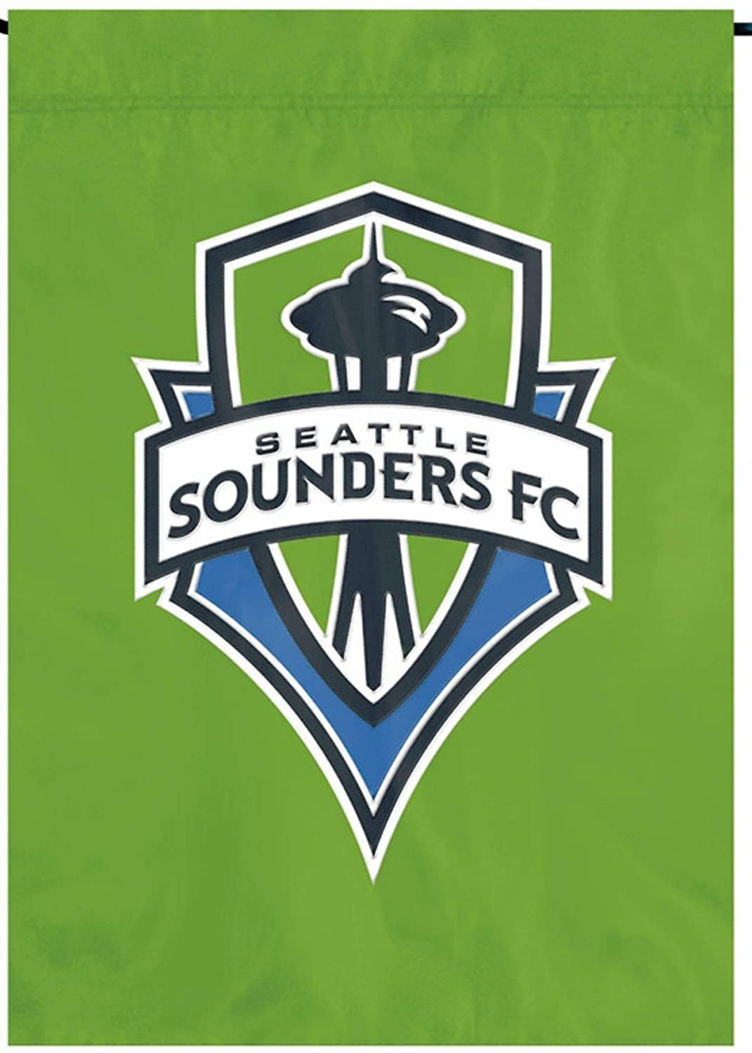 Seattle Sounders FC Premium Garden Flag Applique & Embroidered Banner Soccer MLS