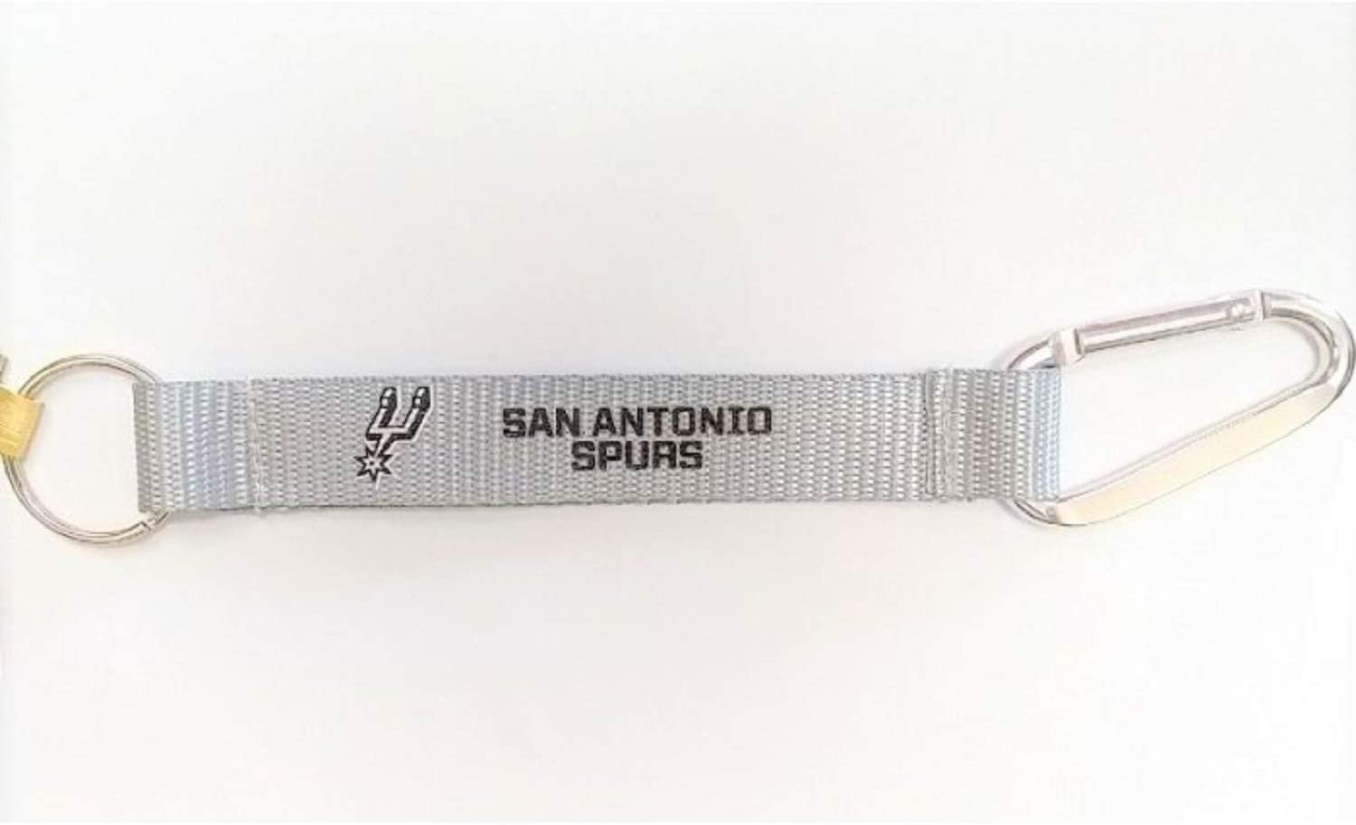 San Antonio Spurs Premium 2-Sided Carabiner Lanyard Keychain with Key Ring