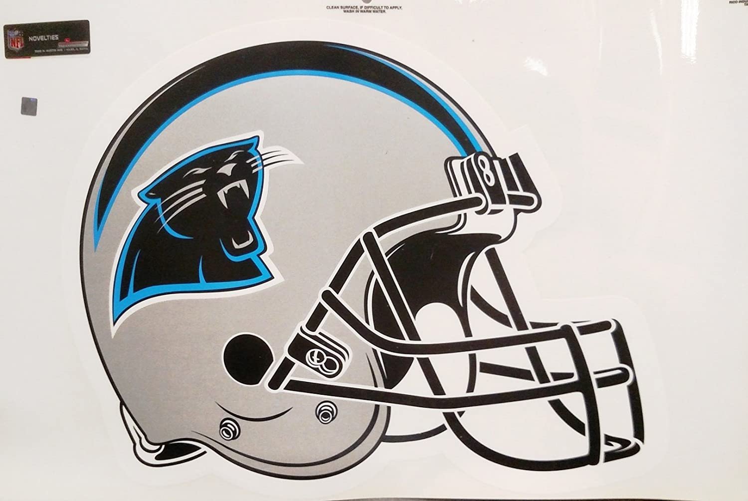 Carolina Panthers Reusable Jumbo Cling Auto Home Window Static Decal Football