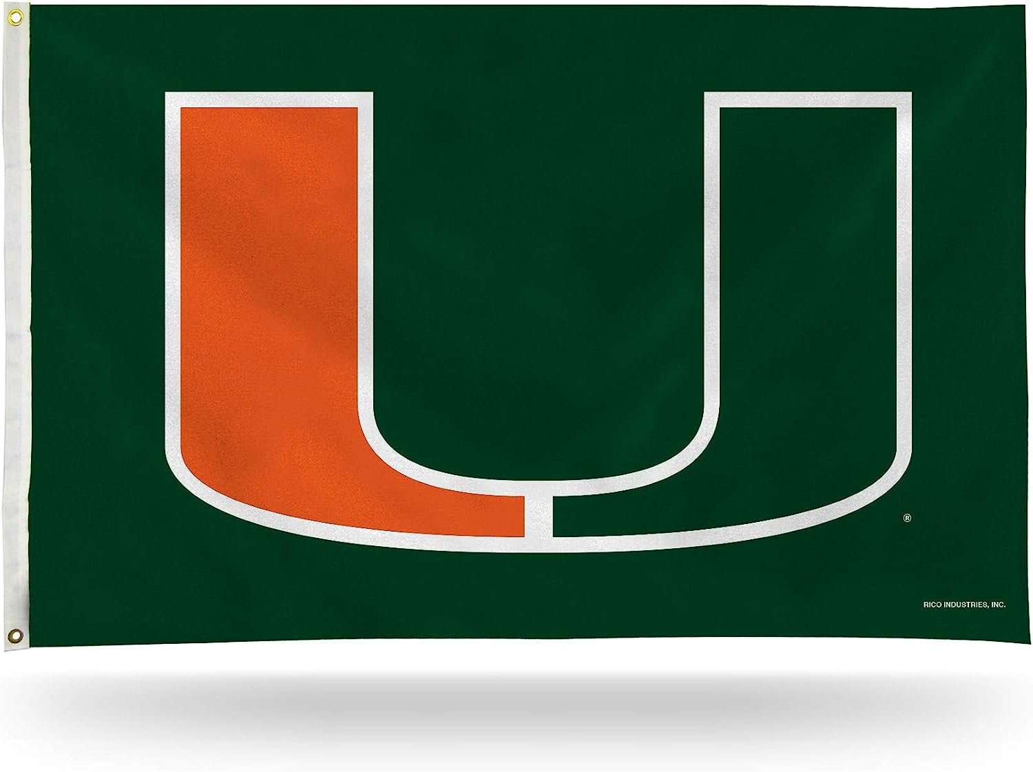 University of Miami Hurricanes Premium 3x5 Flag Banner Metal Grommets Outdoor Indoor