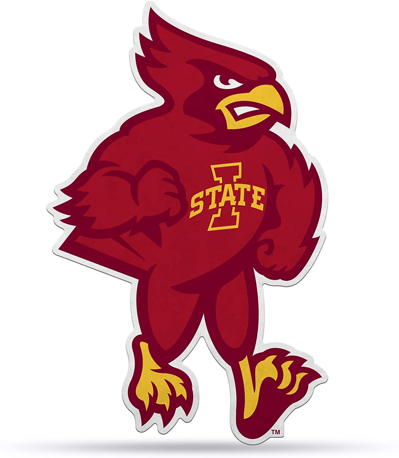 Iowa State Cyclones Pennant Mascot Design 18 Inch Soft Felt University of