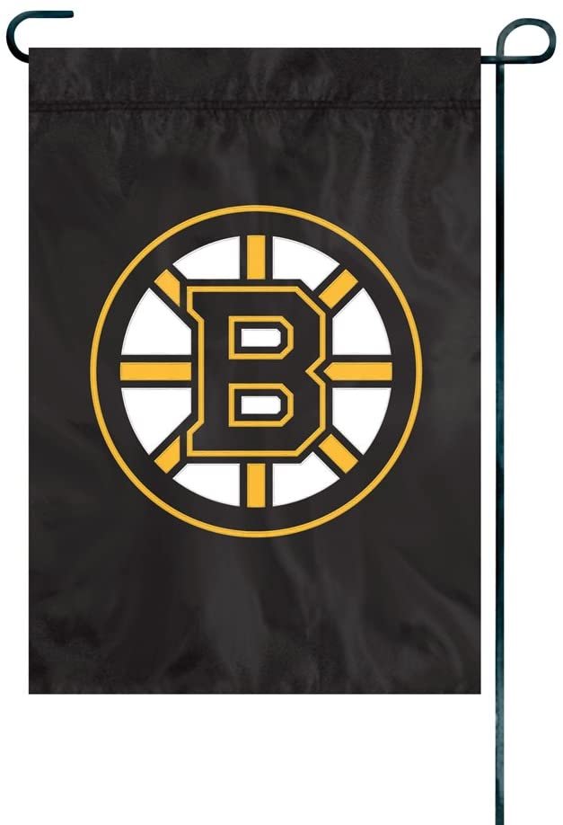 Boston Bruins Premium Garden Flag Banner Applique Embroidered 12.5x18 Inch