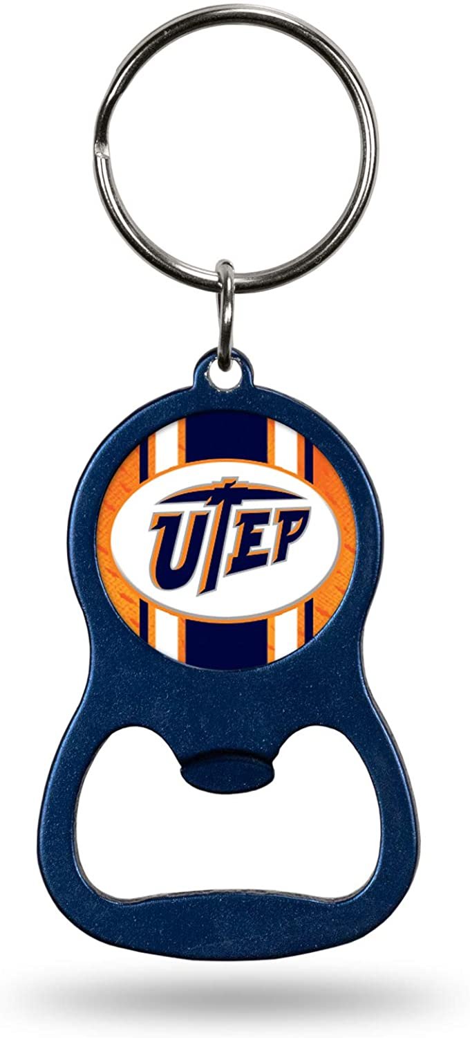 University of Texas El Paso Miners UTEP Keychain Bottle Opener Colored