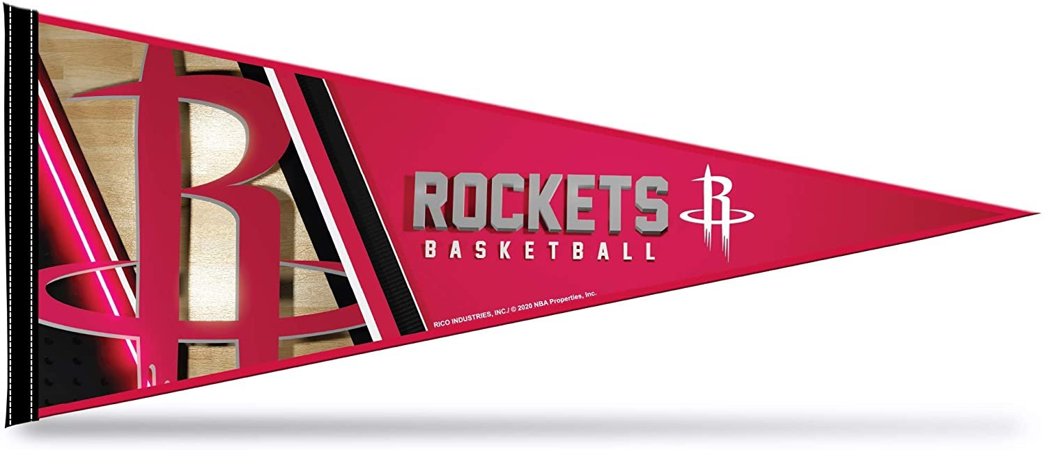 Houston Rockets Pennant 12x30 Inch Soft Felt