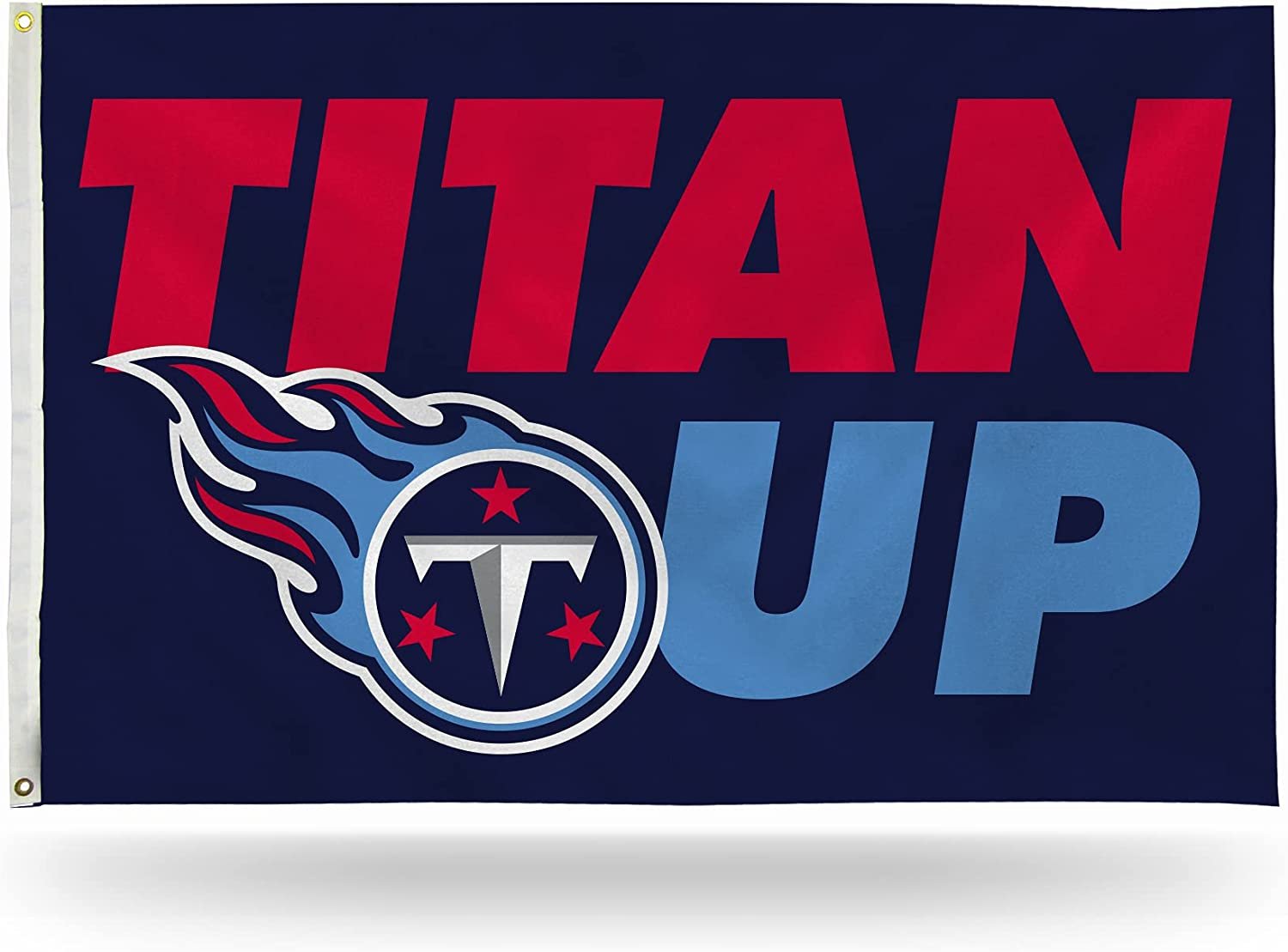 Tennessee Titans 3x5 Foot Banner Flag Single Sided Indoor Outdoor Metal Grommets