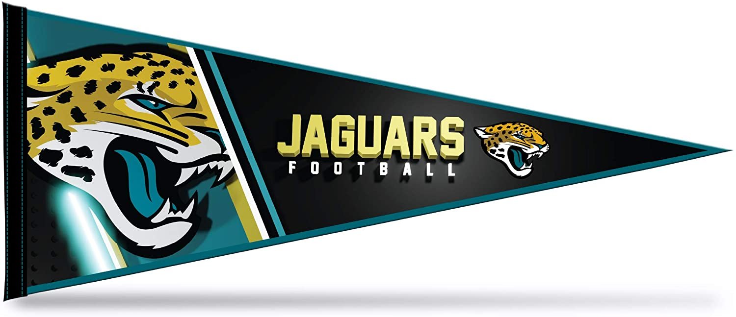 Jacksonville Jaguars Pennant 12x30 Inch Soft Felt