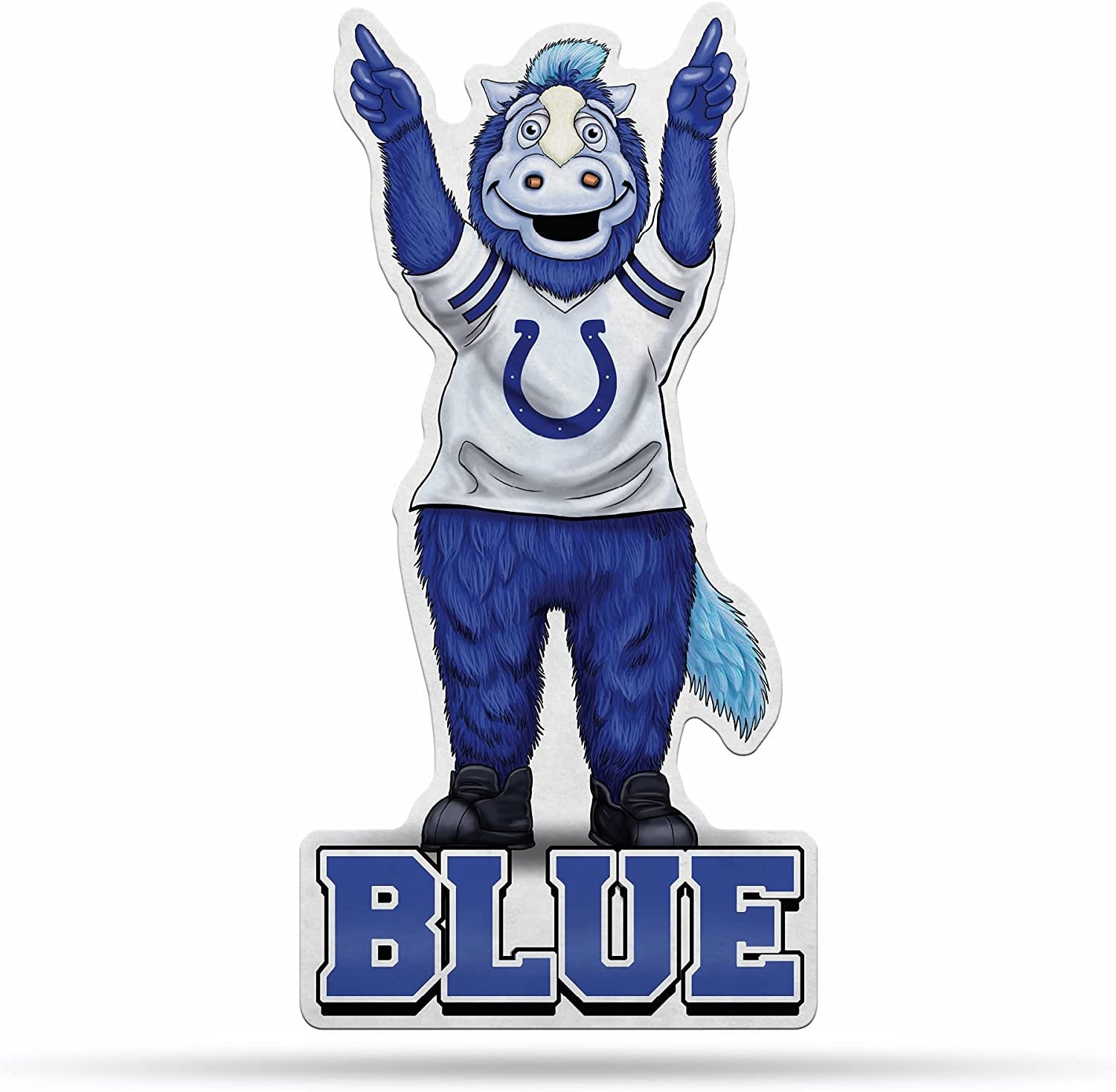 Indianapolis Colts Pennant Mascot Logo 18 Inch Soft Felt