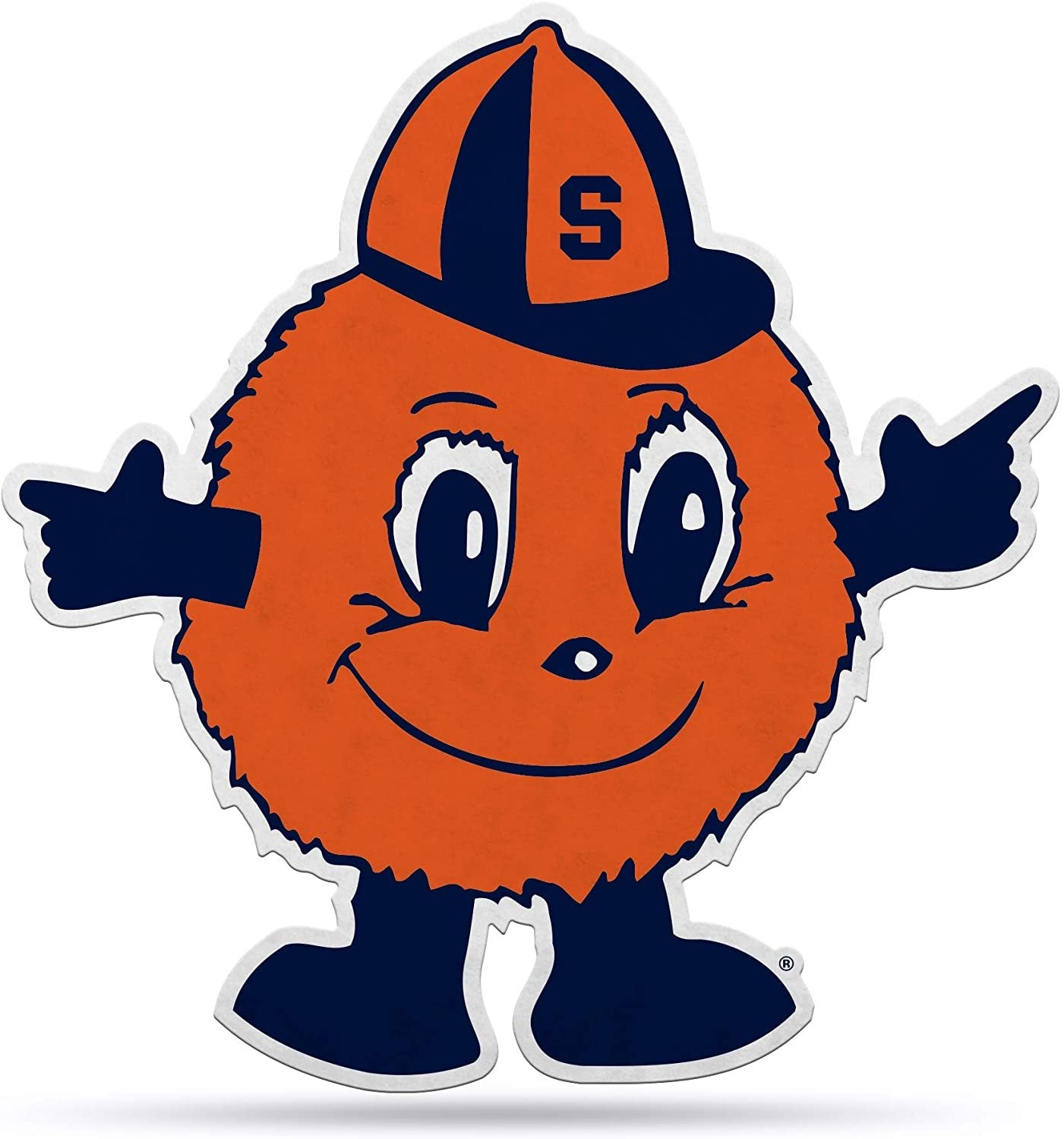 Syracuse Orange Premium Die Cut Mascot Pennant Approx. 17.5 x 17.25 inches