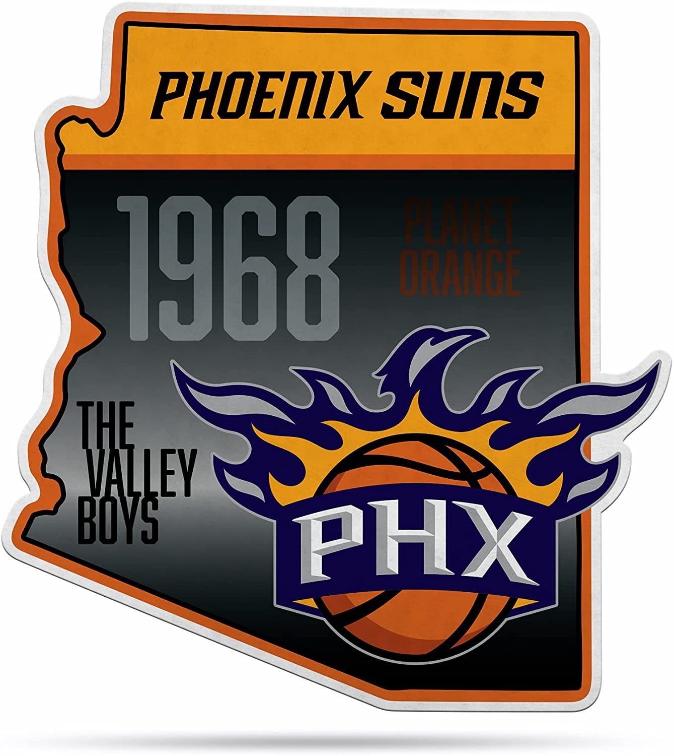 Phoenix Suns 18" State Design Pennant Soft Felt