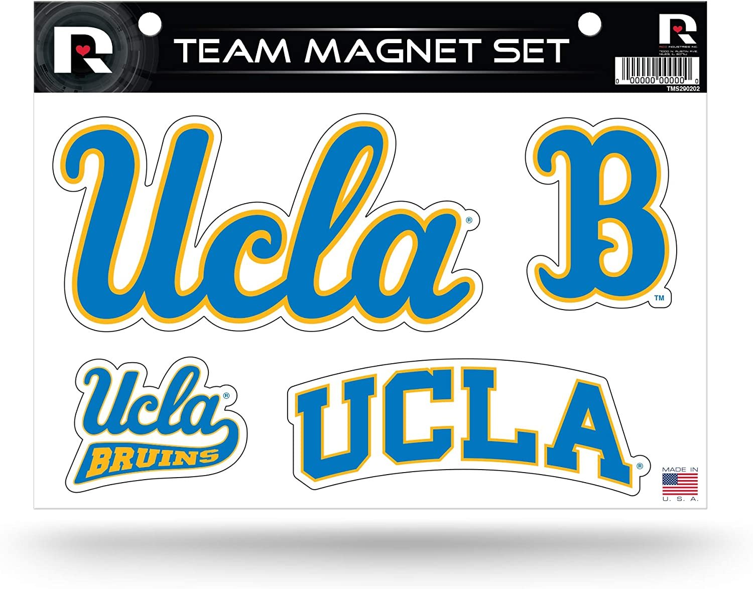UCLA Bruins Die Cut Team Magnet Set Sheet University Of