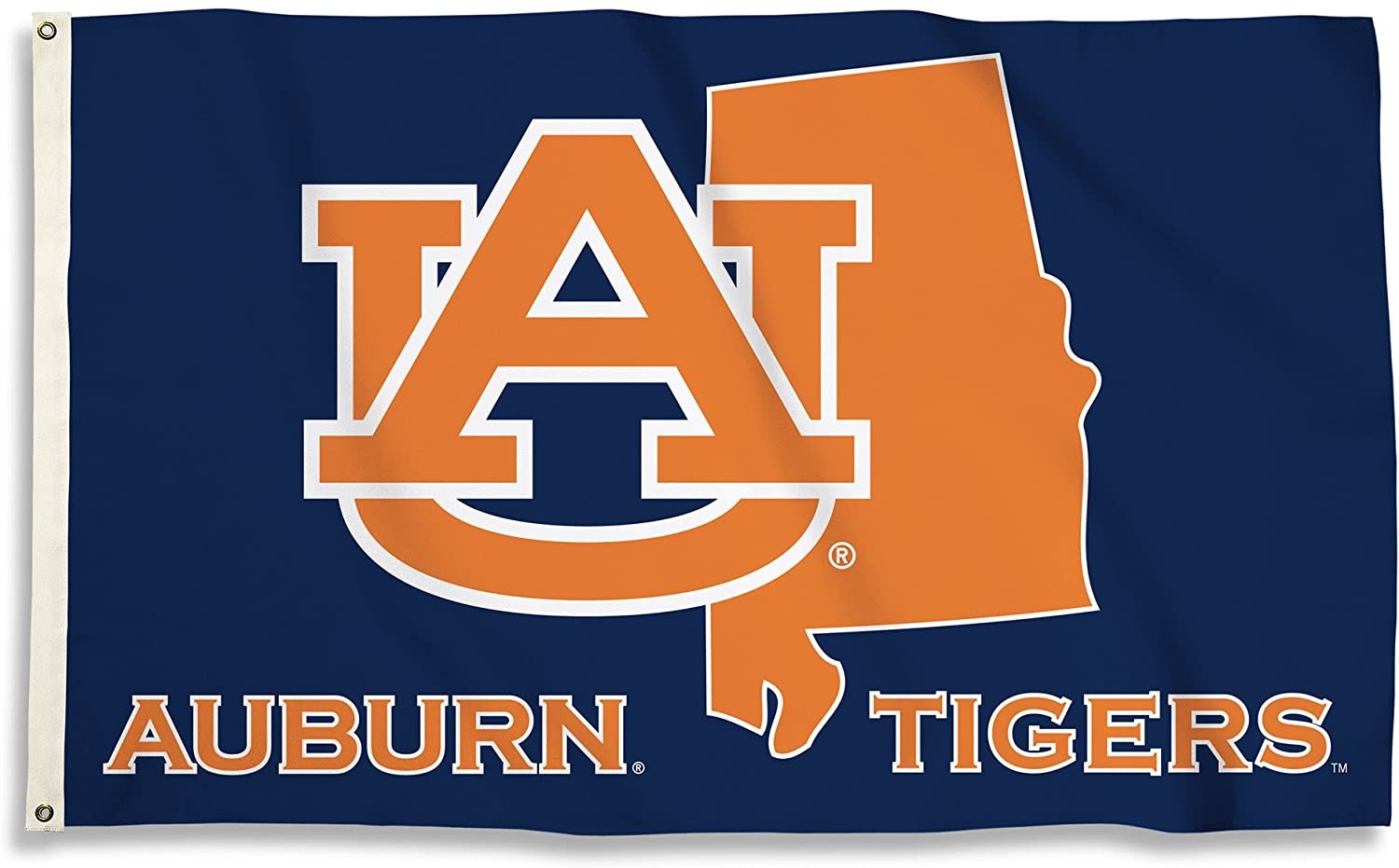 Auburn Tigers 3 Ft. X 5 Ft. Flag with Grommets