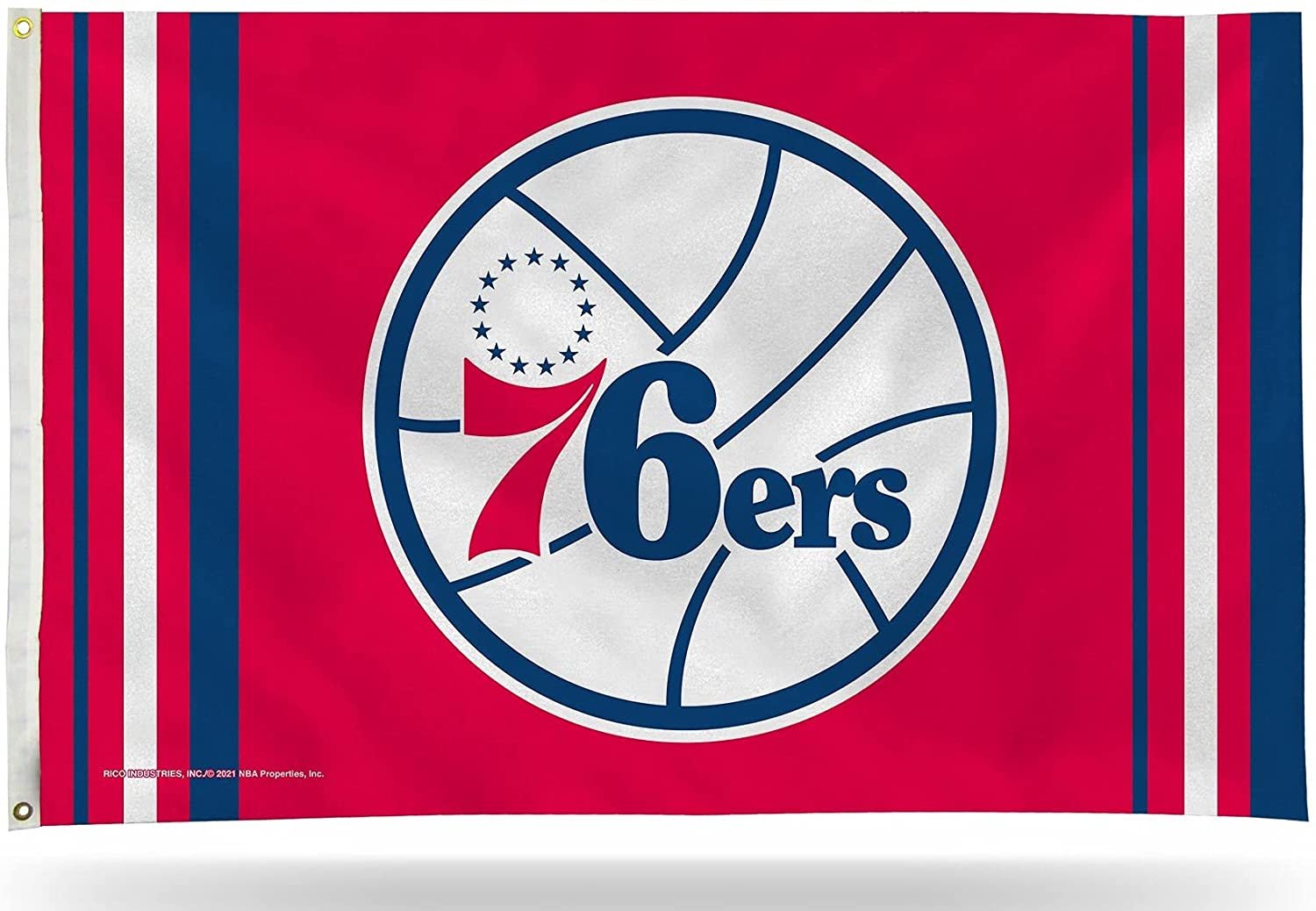 Philadelphia 76ers Flag Banner 3x5 Retro Logo Design Premium Outdoor House Basketball