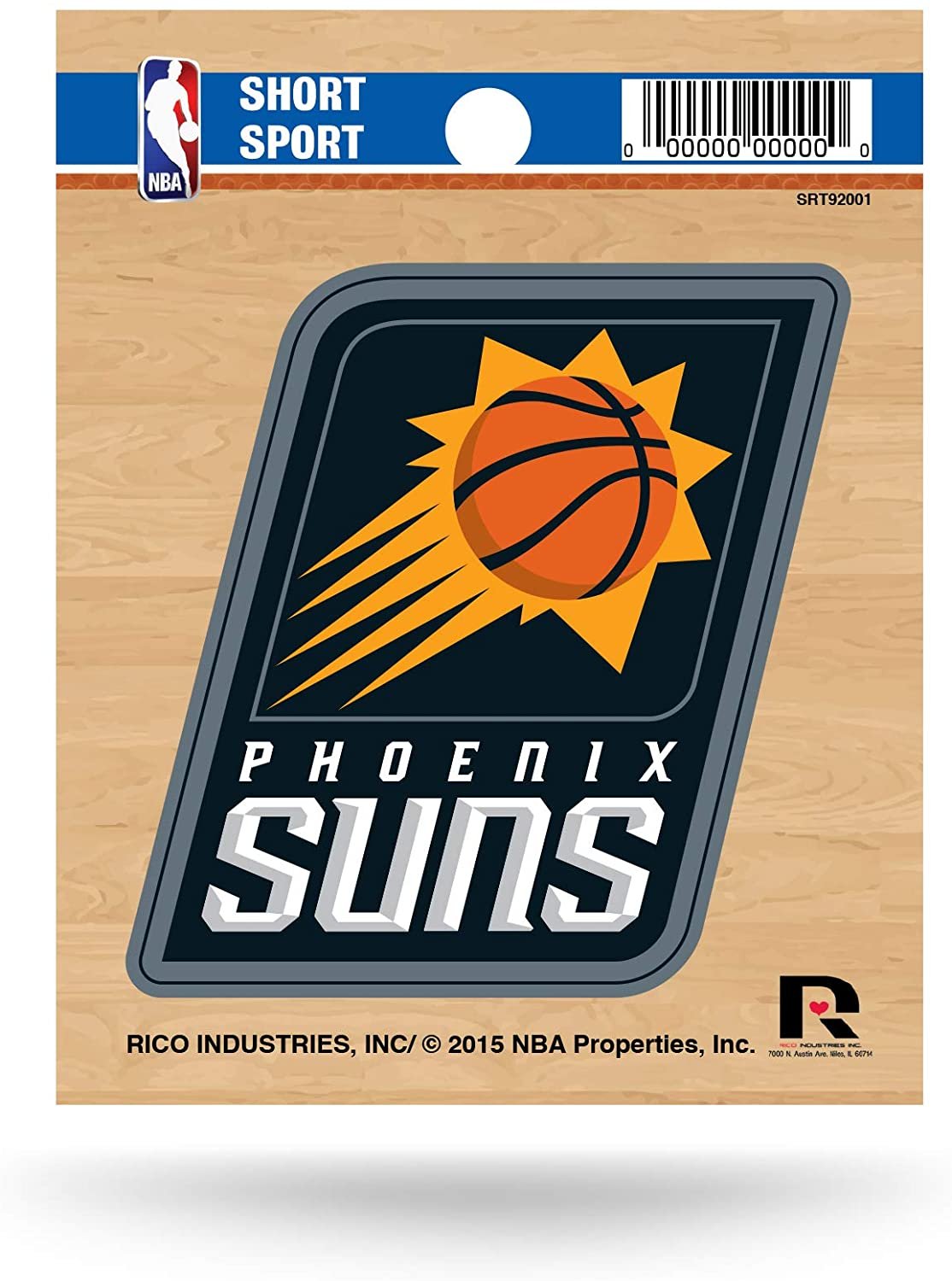 Phoenix Suns 3 Inch Sticker Decal, Full Adhesive Backing, Easy Peel and Stick Application